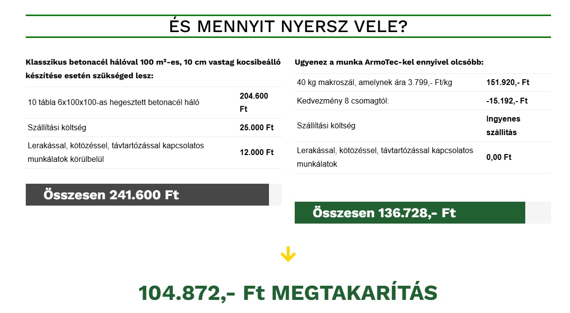 olcsóbb az armotec
