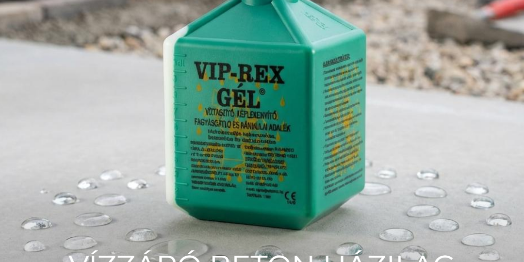 Vízálló beton házilag, VIP-REX GÉL