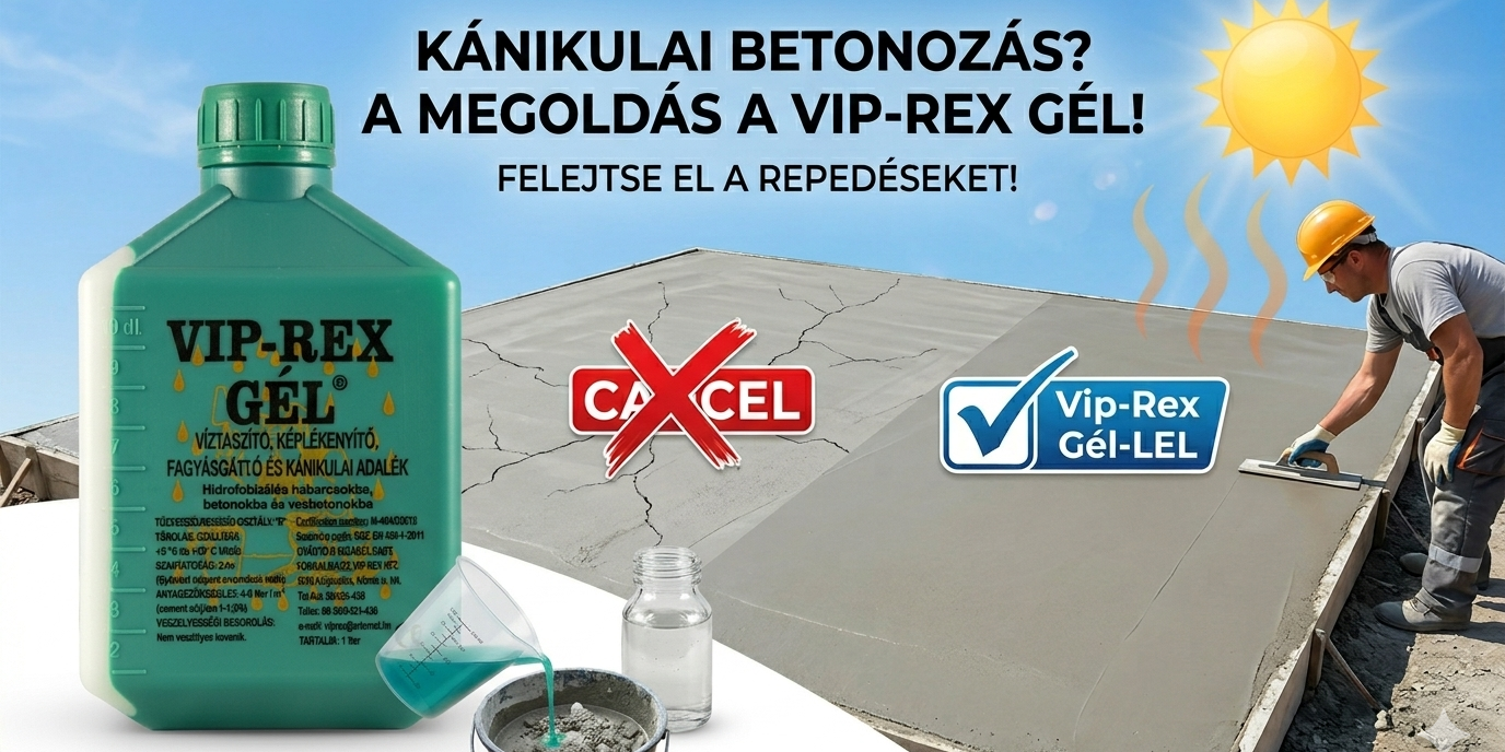 Vip-Rex Gél kánikulai adalék
