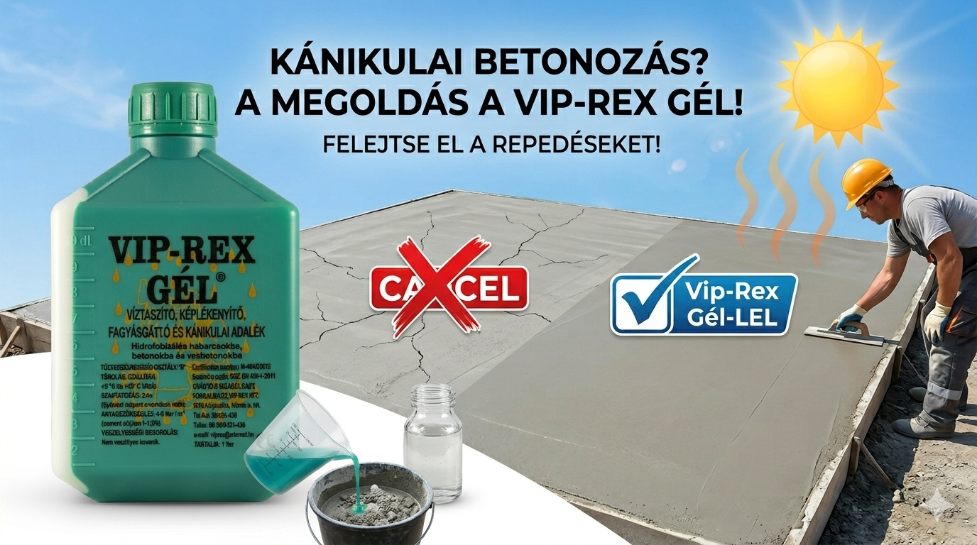 Vip-Rex Gél kánikulai adalék