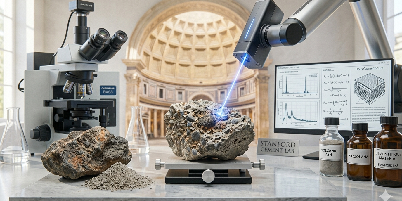 Vulkáni cement a Stanford laborjából