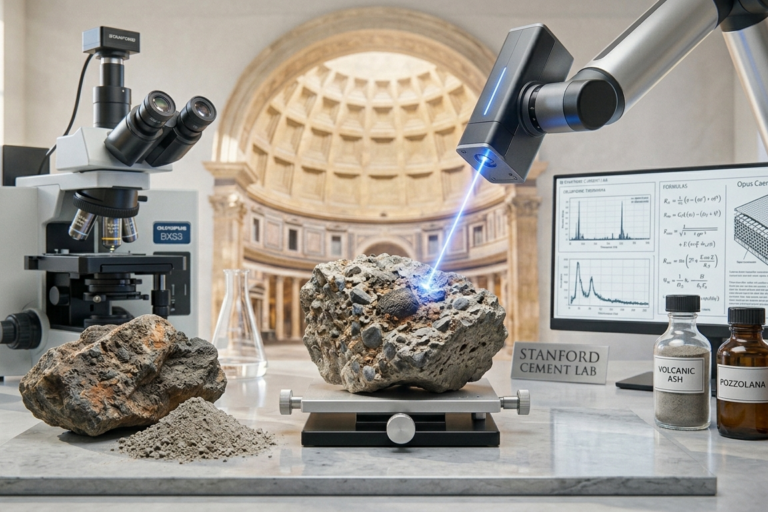 Vulkáni cement a Stanford laborjából
